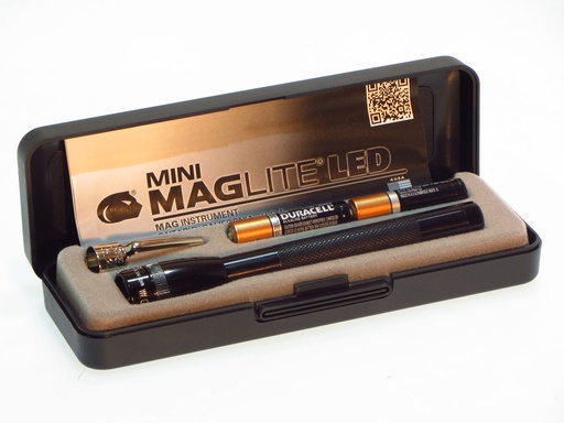 [11834] Maglite SUPER MINI LED Black- P32012 2xAAA incl. - 100 LUME