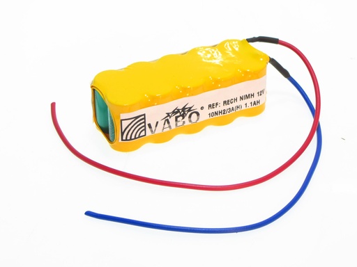[11846] Vabo 10 x Nimh 2/3A - 12V - 85 x34 x30