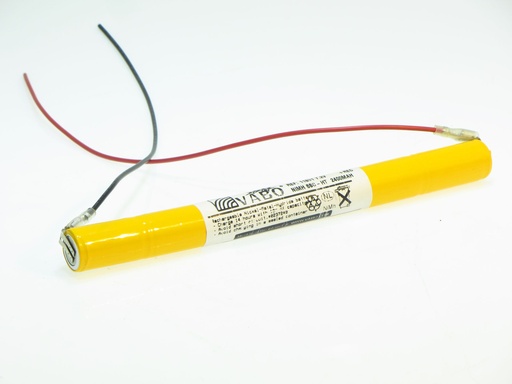[11891] Vabo Nimh 6SC  2400 MAH HT STACK 7.2V Wired  23 X 258