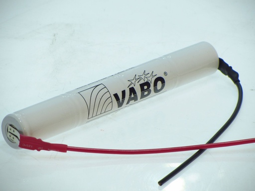 [11998] Vabo Nimh 3 x 7/5 SC STACK 3.6V 4AH  23 x 180  Wired