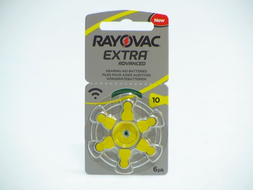 [12007] Rayovac 10 Extra Mercury free - BLx6