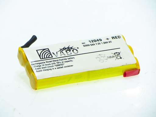 [12049] Nimh 6 x AA 1300 HT TYPE F  7.2V 100 X 43.5X 14.5