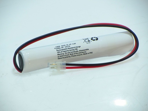 [12050] Vabo Nicd 3C HT STACK CONN10977/OVA 3.6V 25x150