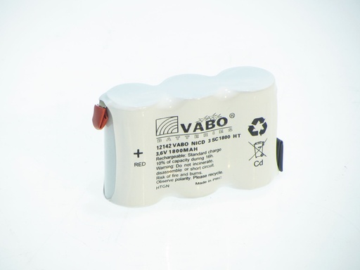 [12142] Vabo Nicd 3SC1800 HT ZAZ 3.6V +4.8Male -4.8Male 70x23x43