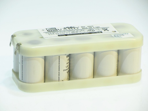 [12205] AX Med Batt MB1050   Nicd 12V 4.5AH    168 X 68 X 62- POR