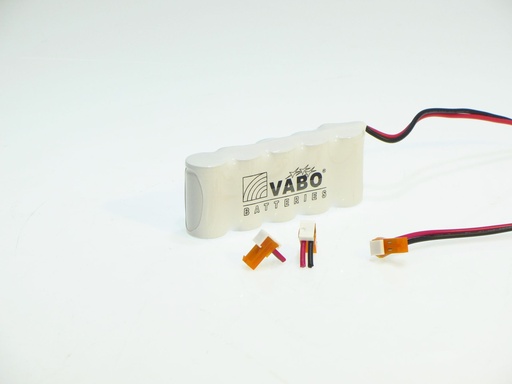 [12212] Vabo Nicd 5SC HT ZAZ CONN11429 - 6V 115x23x43