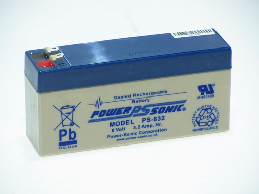 [12222] Multipower MP3-8  8V 3AH Accu PB  134X36X63