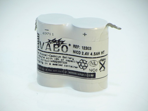 [12303] Vabo Nicd 2D 4500 HT ZAZ 2.4V +4.8Male  -4.8Male  68x34x59