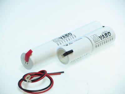 [12437] Vabo Nicd 5D HT4500MAH DOUBLE ROW 3+2 6.0V 180x66x33  Wired