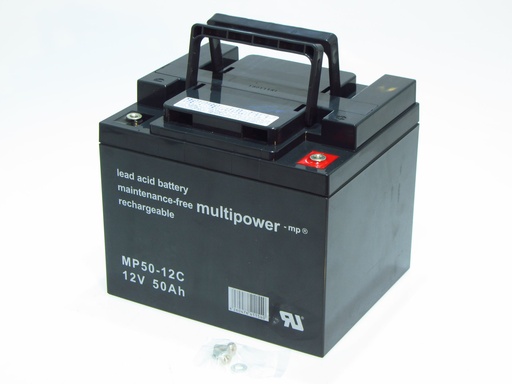 [12442] Multipower MP50-12C  12V 50AH PB 198X166X171 CYCLIC