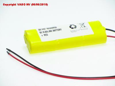 [12482] Alkaline 6 C  9.0V TYPE G - Wired  151 X 50 X 25 - DO NOT R