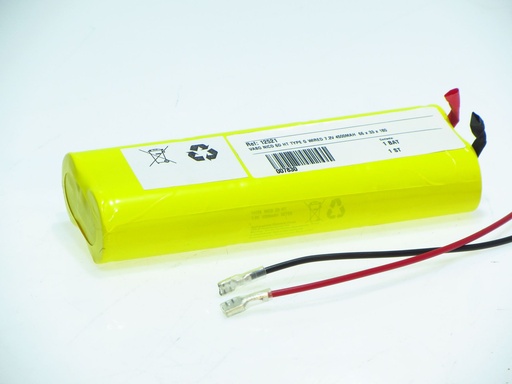 [12521] Vabo Nicd 6D HT TYPE G Wired 7.2V 4500MAH  66 x 33 x 180