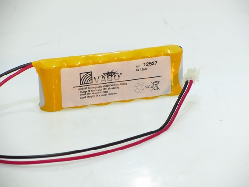 [12527] Vabo Nicd 6SC HT ZAZ 7.2V Wired 22AWG -Connector 10977 132x