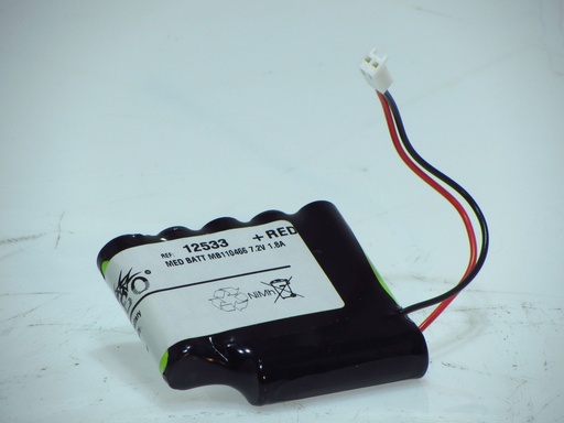 [12533] AX- MEDBATT MB110466  Nimh 7.2V   70x62x14- POR
