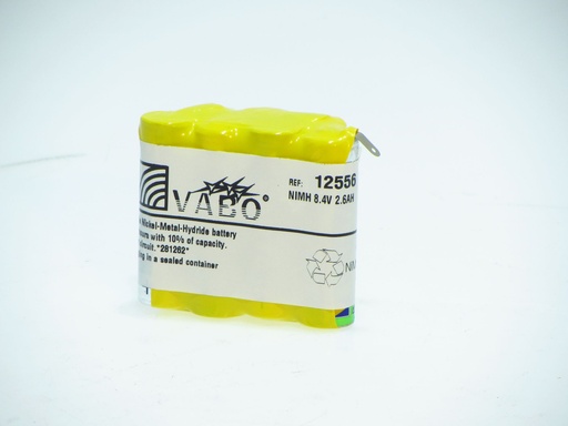 [12556] Vabo Nimh 7AA TYPE I  8.4V 2600MAH Soldertag  58x 24 x 50