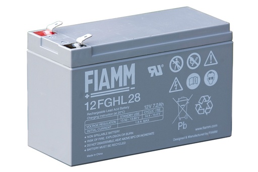 [12602] FIAM 12FGHL28 12V 7.2AH  151x65x101 Faston 6.3MM LONGLIFE 1