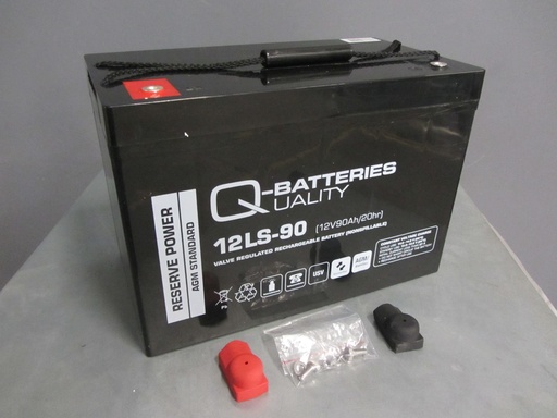 [12660] Q BATT 12LS90 12V 90AH M6 AGM 306 X 169  X 214
