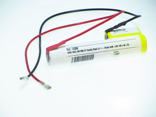 [12669] Vabo Nicd 4SC1800 HT Double Stack 3+1 - Wired AWG  4.8V 129