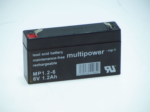 [12718] Multipower MP1.2-6 SLA-BATTERY   97x25x57