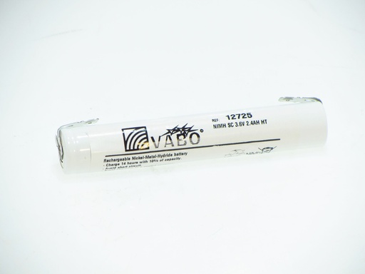 [12725] Vabo Nimh 3SC HT STACK 3.6V 2400 MAH +6.3M - 4.8M 23x129
