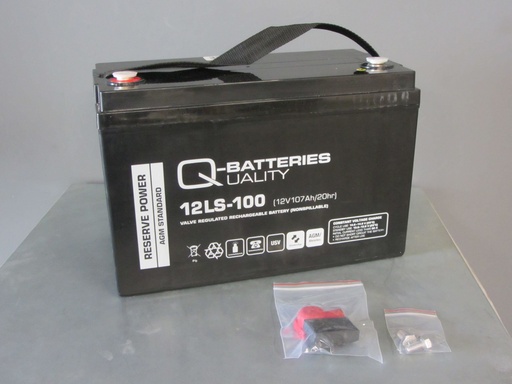 [12727] Q-BATT 12LS-100 PB-AGM LONGLIFE 12V 107AH F12-M8  328 x 172