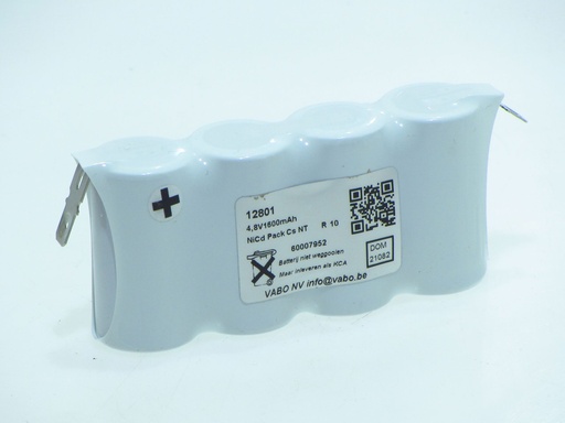 [12801] Vabo Nicd 4SC HT ZAZ 4.8V 1.6AH +6.3Male - 4.8Male  92x23x4