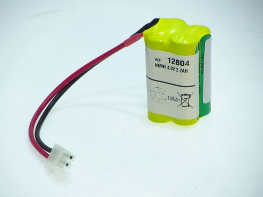 [12804] Vabo Nimh 4AA 2200 MAH 4.8V TYPE H CONN10977   29 X 29 X 50