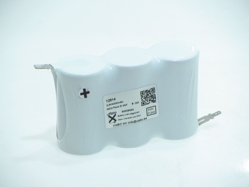 [12814] Vabo Nicd 3D HT ZAZ  +6.3MAN  -4.8MAN 3.6V 4AH HT  102x34x5