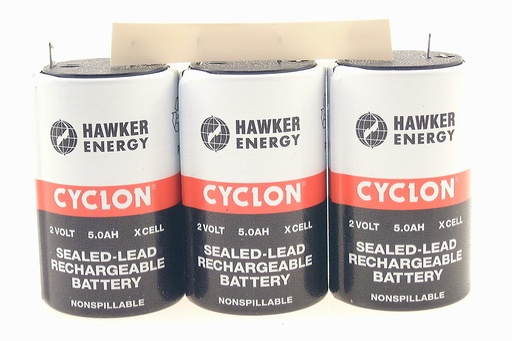 [33008] Enersys 6V 5.0 AH PB    Montage ONDER FOLIE-POR