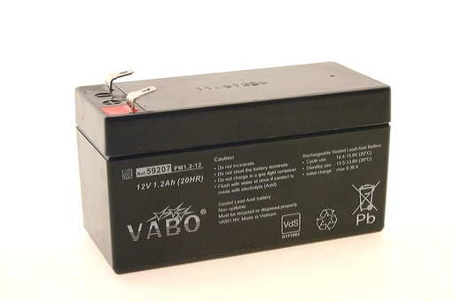 [59207] Vabo PM 1.2-12 SLA BATTERY VDS