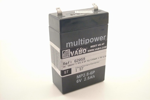 [62059] Multipower MP2.8-6P PB 6.0V 2.8A