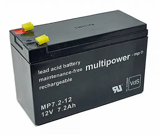 [64513] Multipower MP7.2-12 12V 7.2Ah 151x65x102