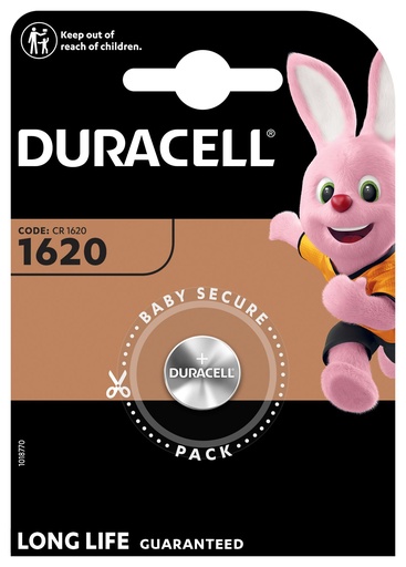 [D1620] Duracell DL1620 Lithium 3V Blister 1