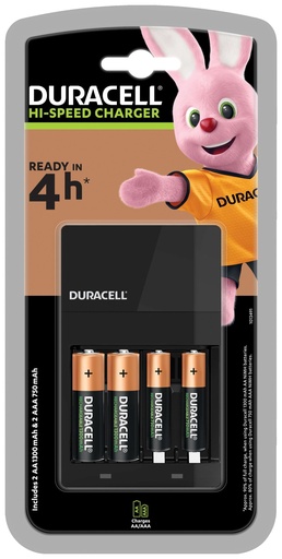[DCEF14] Duracell Charger CEF14 Hi-Sp Value 45min. incl.. 2 x AA/AAA