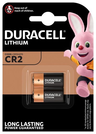 [DLCR22] Duracell DLCR2 Lithium 3V Blister 2