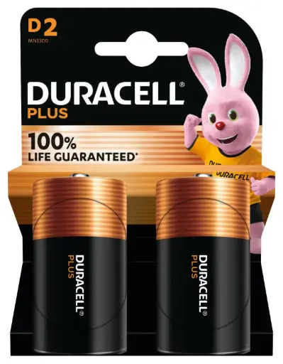 [DML1300] Duracell ML Plus MN1300 D LR20 1,5V Blister 2