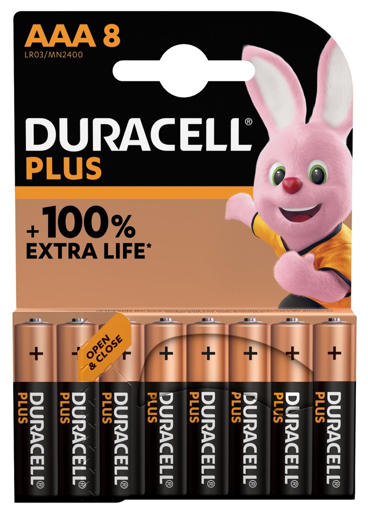 Duracell ML Plus MN2400 AAA LR03 1,5V Blister 8