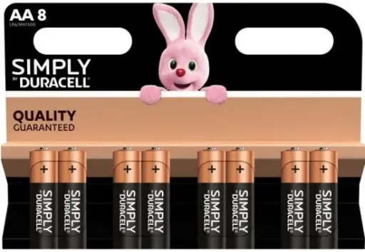 [DMN2400S8] Duracell MN2400 AAA LR03 1,5V Simply Blister 8