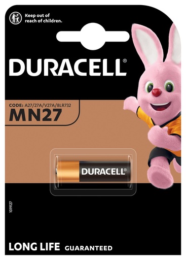 [DMN27] Duracell MN27 Alkaline 12V Blister 1