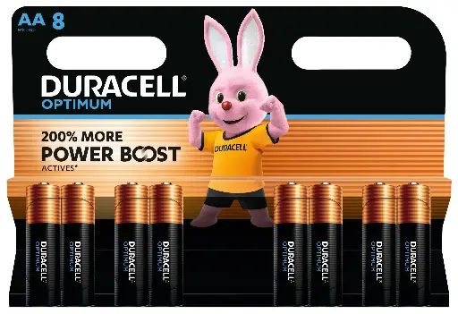 [DOP15008] Duracell Optimum LR06 AA Alkaline Blister 8