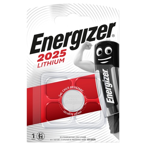 [E2025] Energizer CR2025 Lithium 3V Blister 1