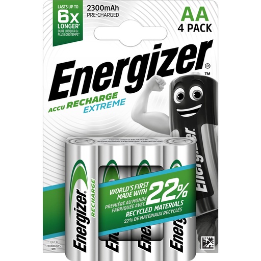 [EHR060] Energizer HR06 Extreme 2300mAh R2U Blister 4