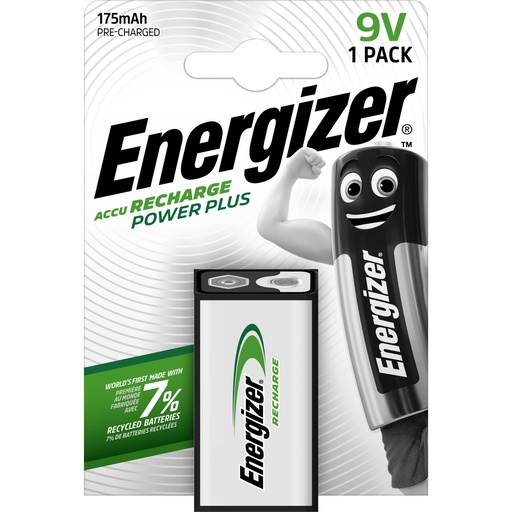 [EHR9V] Energizer HR9V Powerplus Nimh 175mAh Blister 1