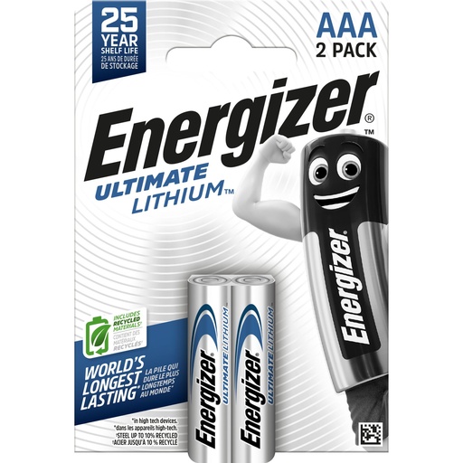 [EL92] Energizer L92 Lithium LR03 AAA 1.5V Blister 2