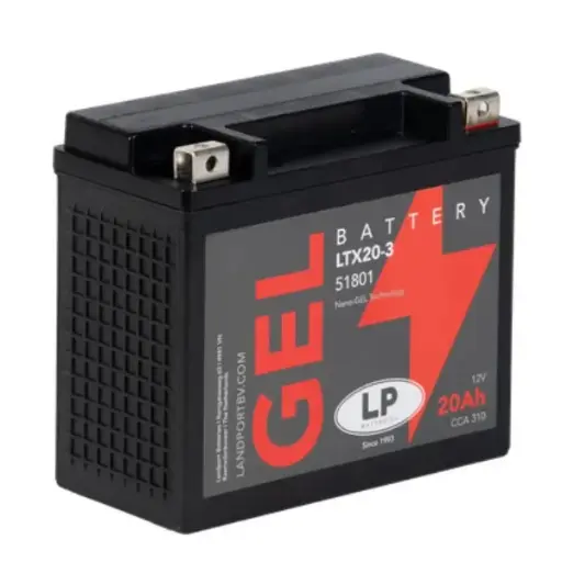 [64544] Landport Gel 51801 / YTX20L-BS 12V 20Ah 310A