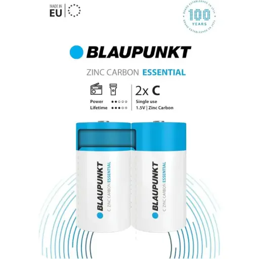 [BLAR142] Blaupunkt R14 Blister 2 Zinc Carbon