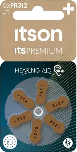 [ITPR3126] Itson PR312 (41) Blister 6 Zinc Air