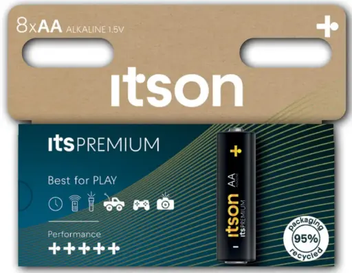 [ITPLR068] Itson Premium Alkaline LR06 Blister 8