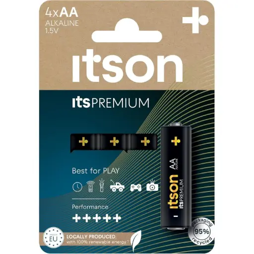 [ITPLR06] Itson Premium Alkaline LR06 Blister 4
