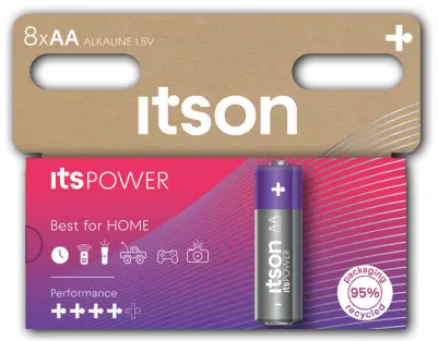 [ITLR068] Itson Power Alkaline LR06 Blister 8